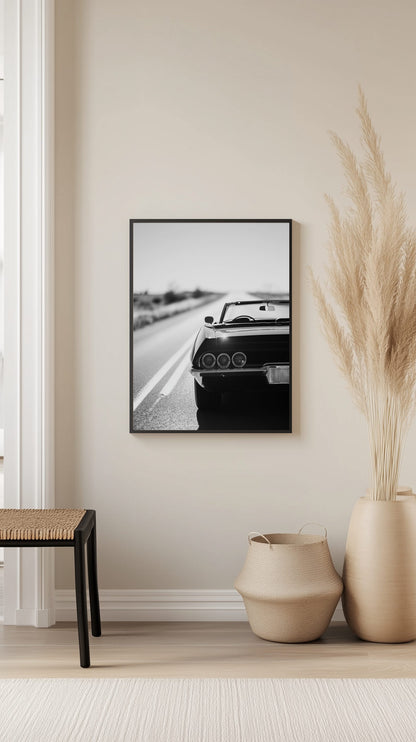 Convertible Road Poster
