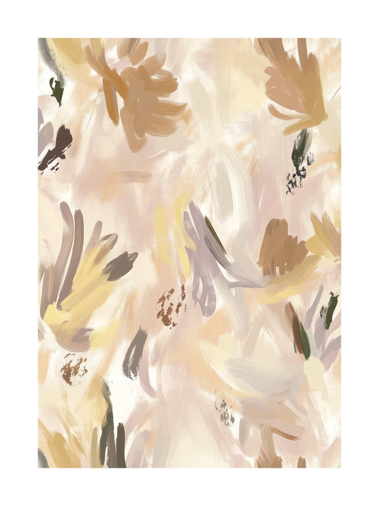 subtle floral patterns decorative wall art - modern poster for home or office