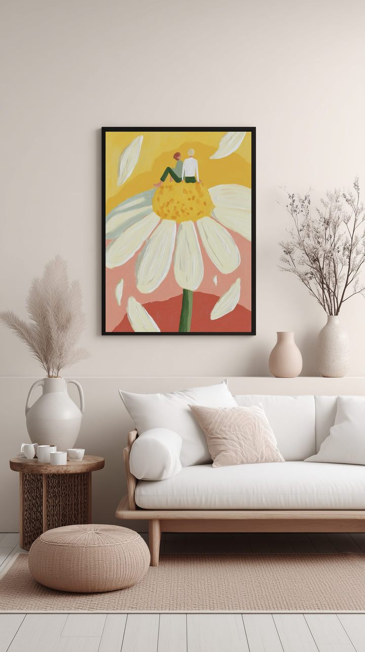 Love on a Daisy Poster