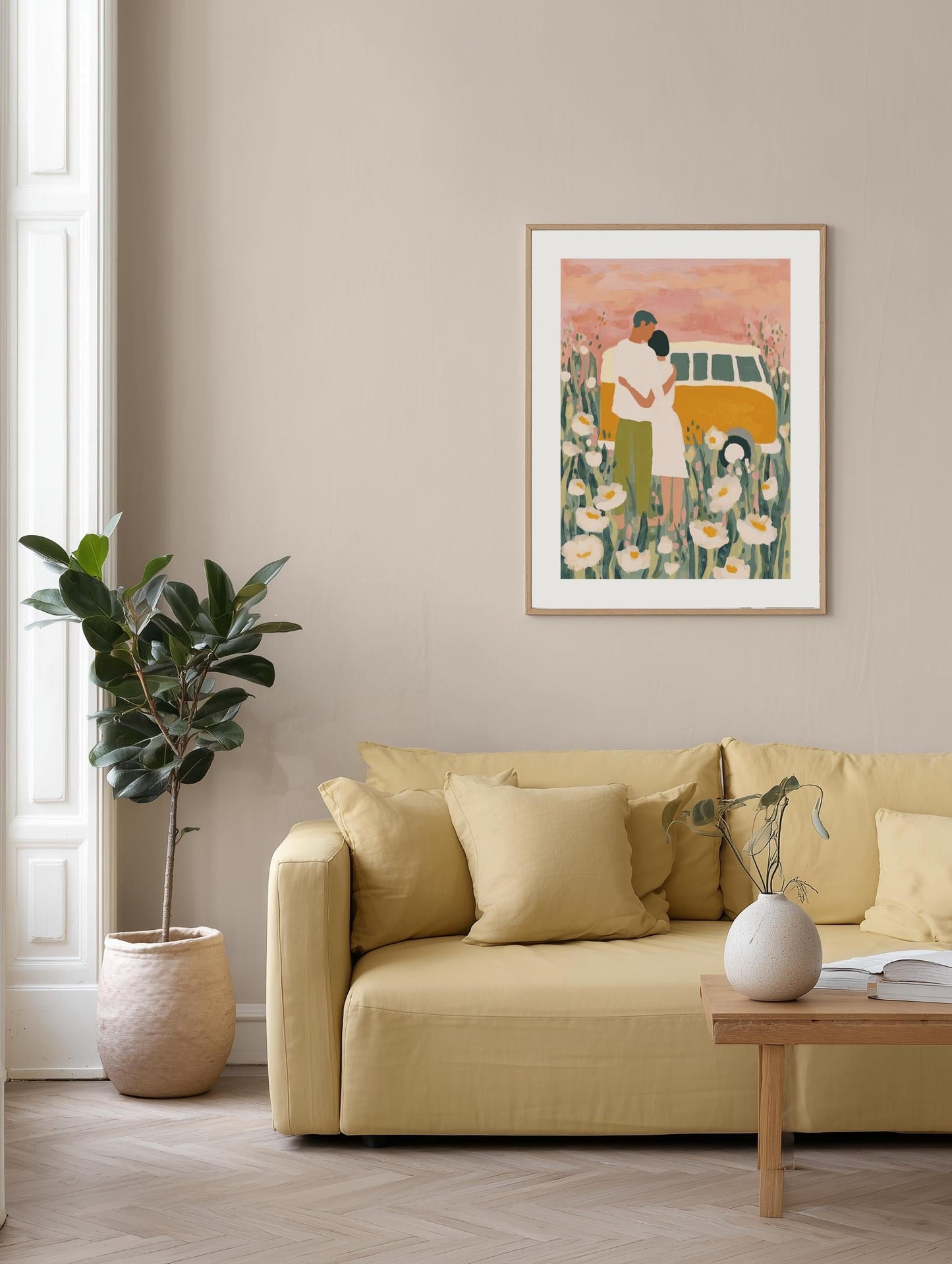 Sunset Embrace Poster