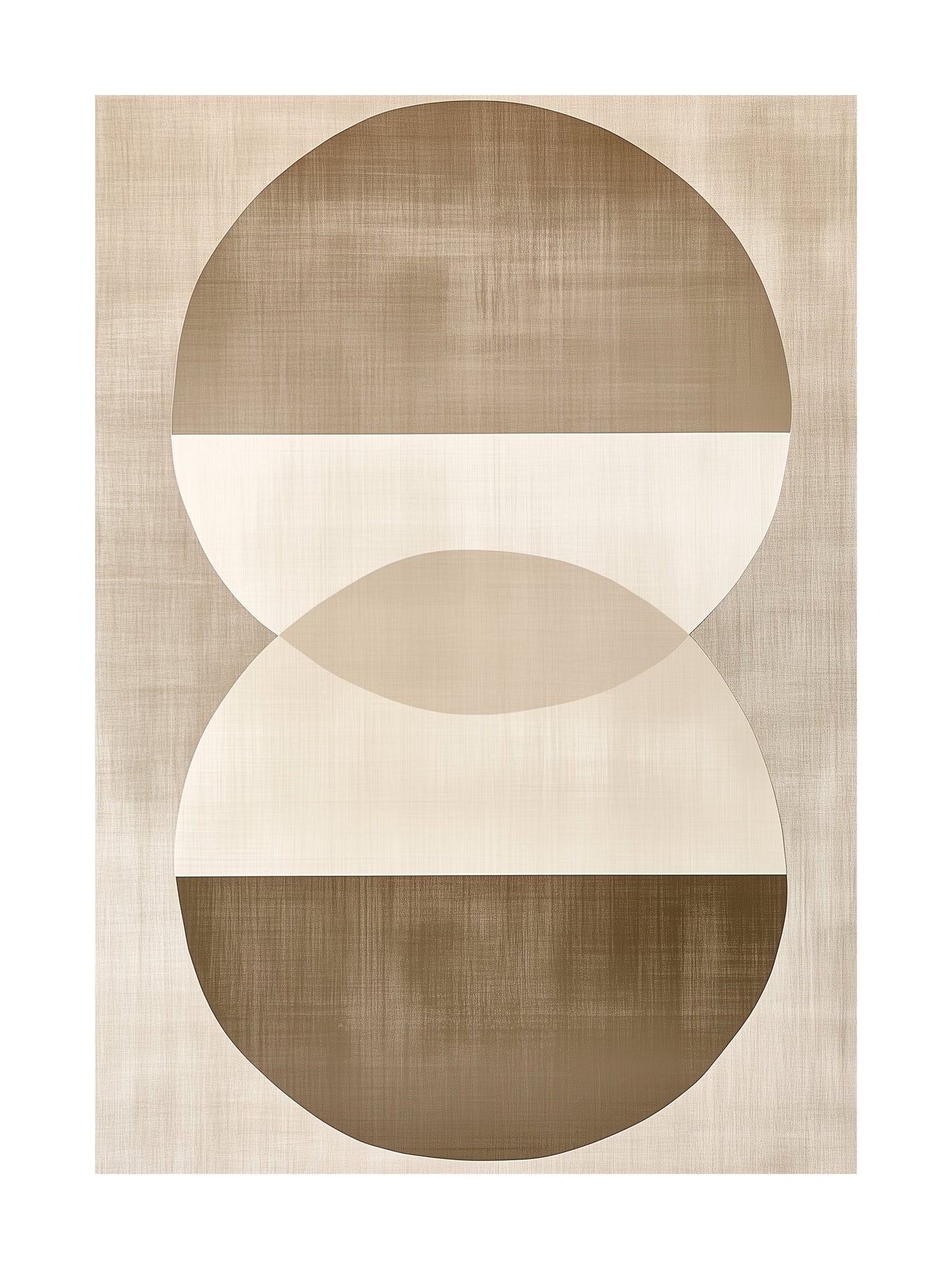 echoed forms decorative wall art - modern poster for home or office