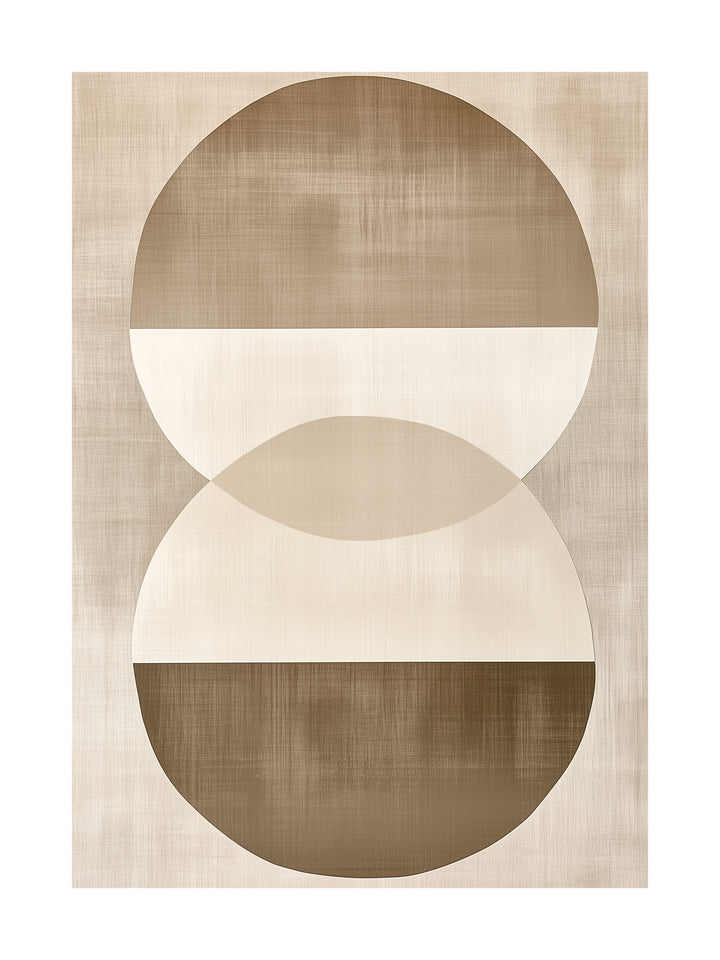 echoed forms decorative wall art - modern poster for home or office