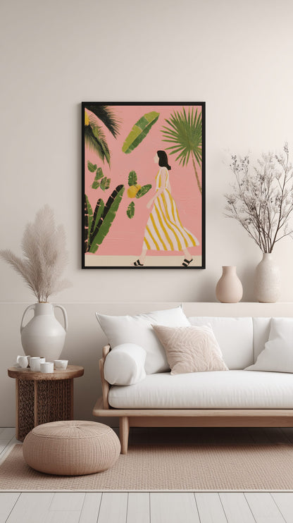 Tropical Walk Poster
