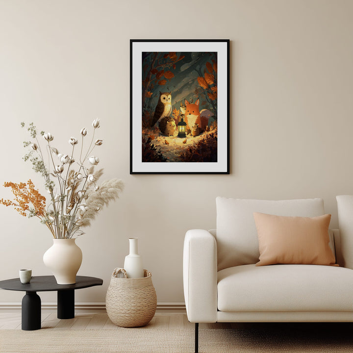 Woodland Friends Poster