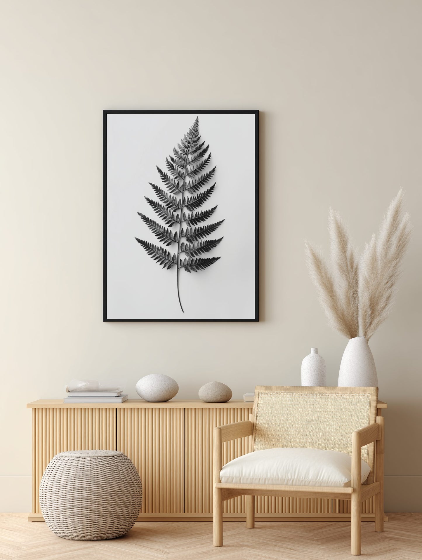 Feathered Fern Poster