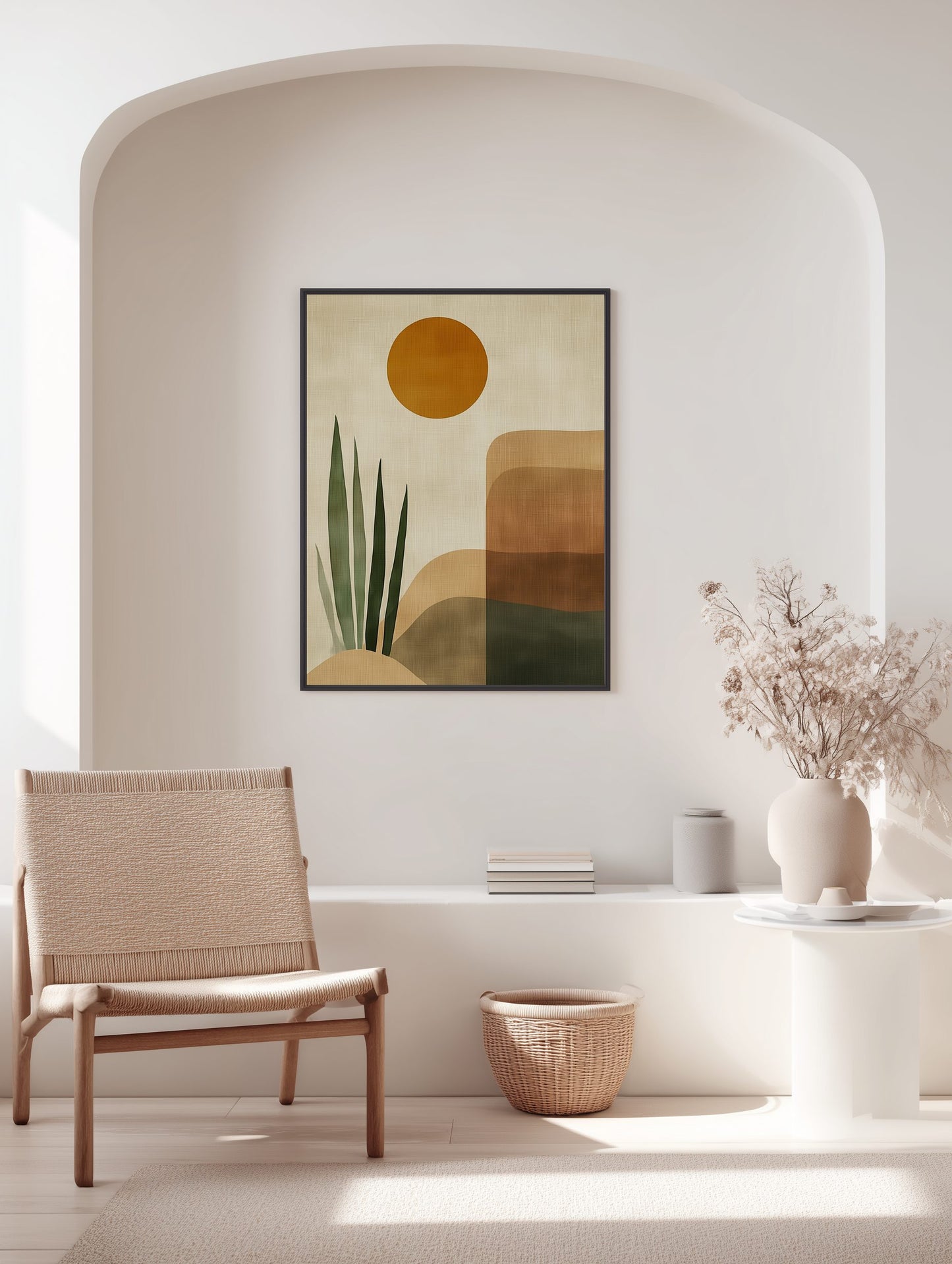 Golden Dunescape Poster