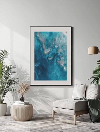 Aqua Veins Poster