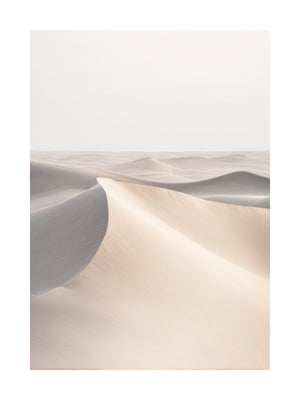 Minimal Sand Dunes Poster