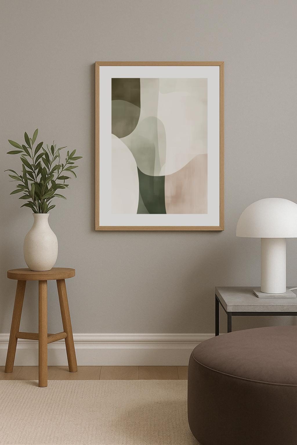 Organic Shapes Poster