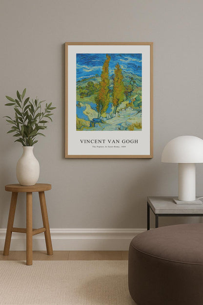 The Poplars At Saint-Rémy Poster