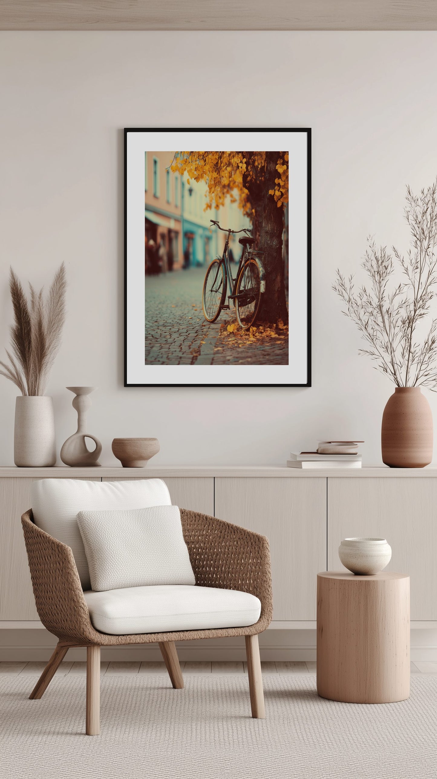 Autumn Bicycle Poster
