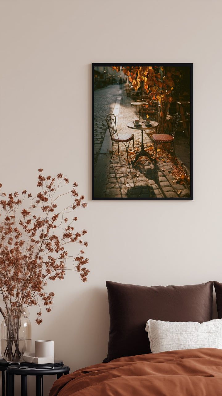 Parisian Café Terrace Poster
