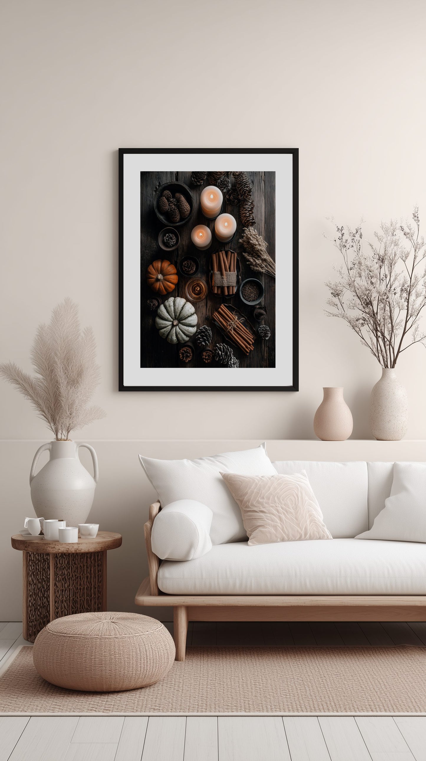 Rustic Autumn Table Poster
