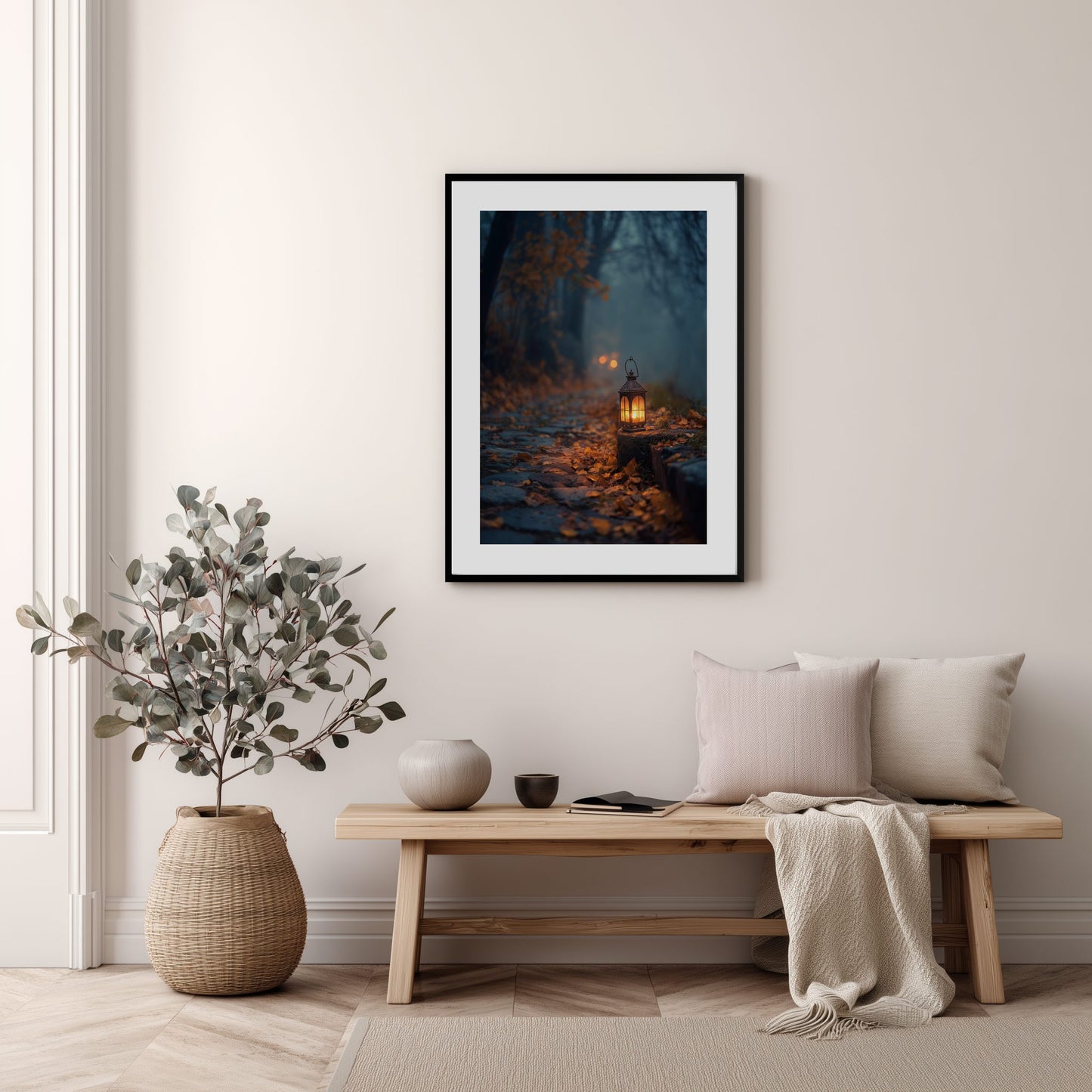 Autumn Lantern Poster
