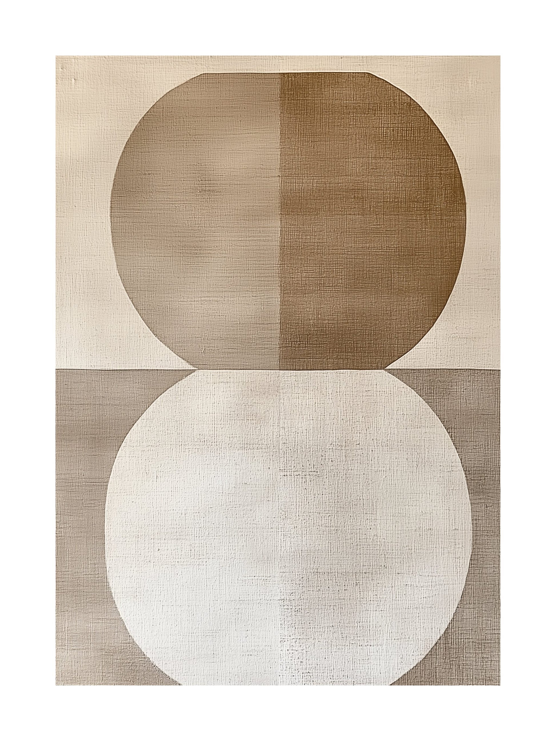 dual balance decorative wall art - modern poster for home or office