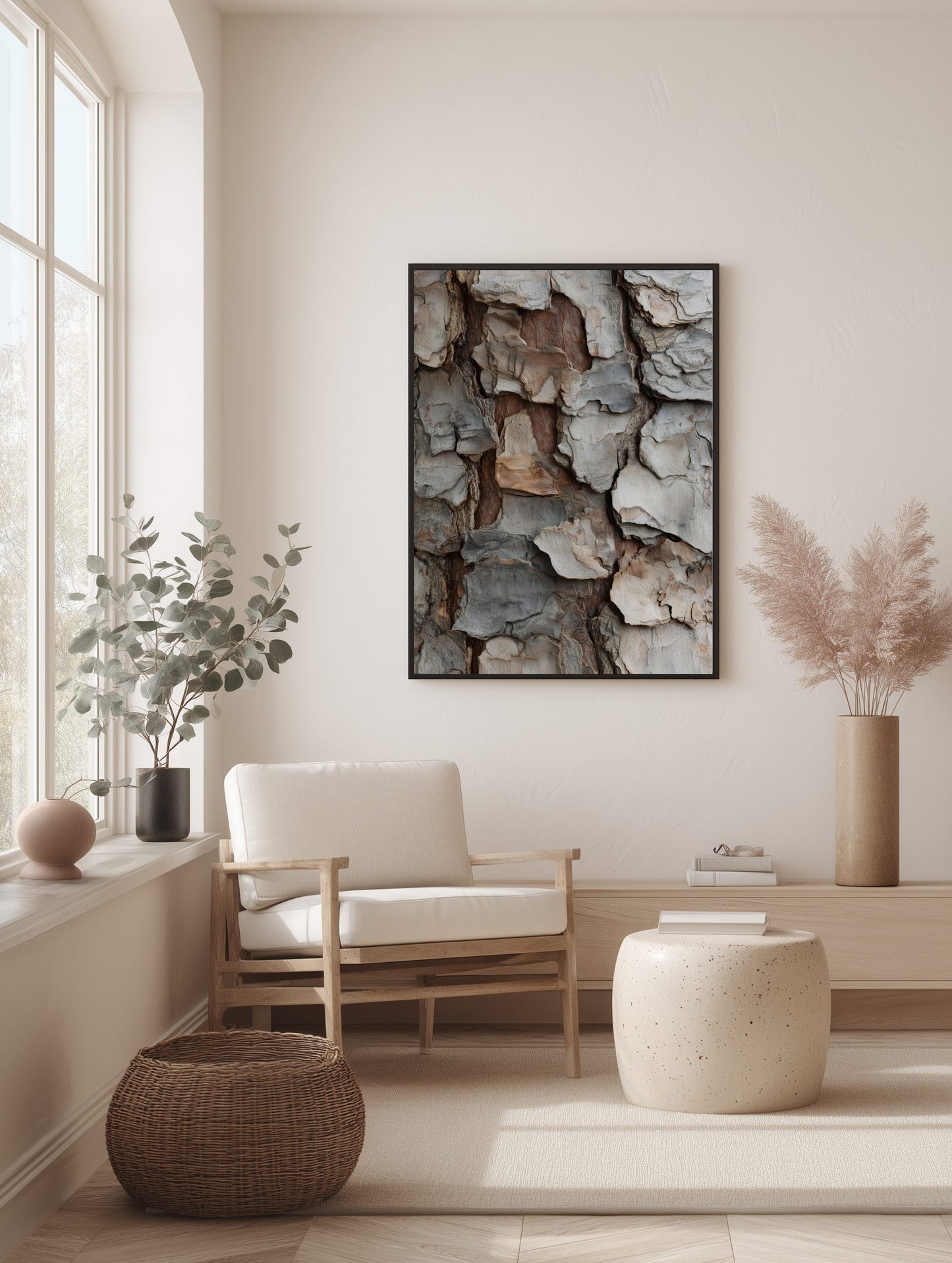 Layered Pine Bark Poster