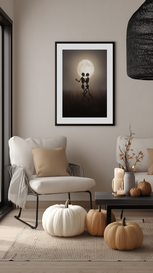 Dancing Skeletons Poster