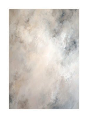 Soft Abstract Cloud Texture Poster