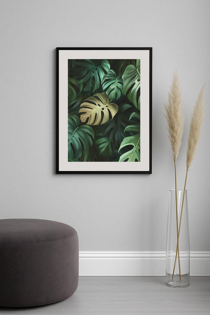 Monstera Foliage Poster