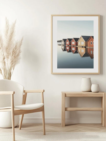 Smögen Waterfront Huts Poster