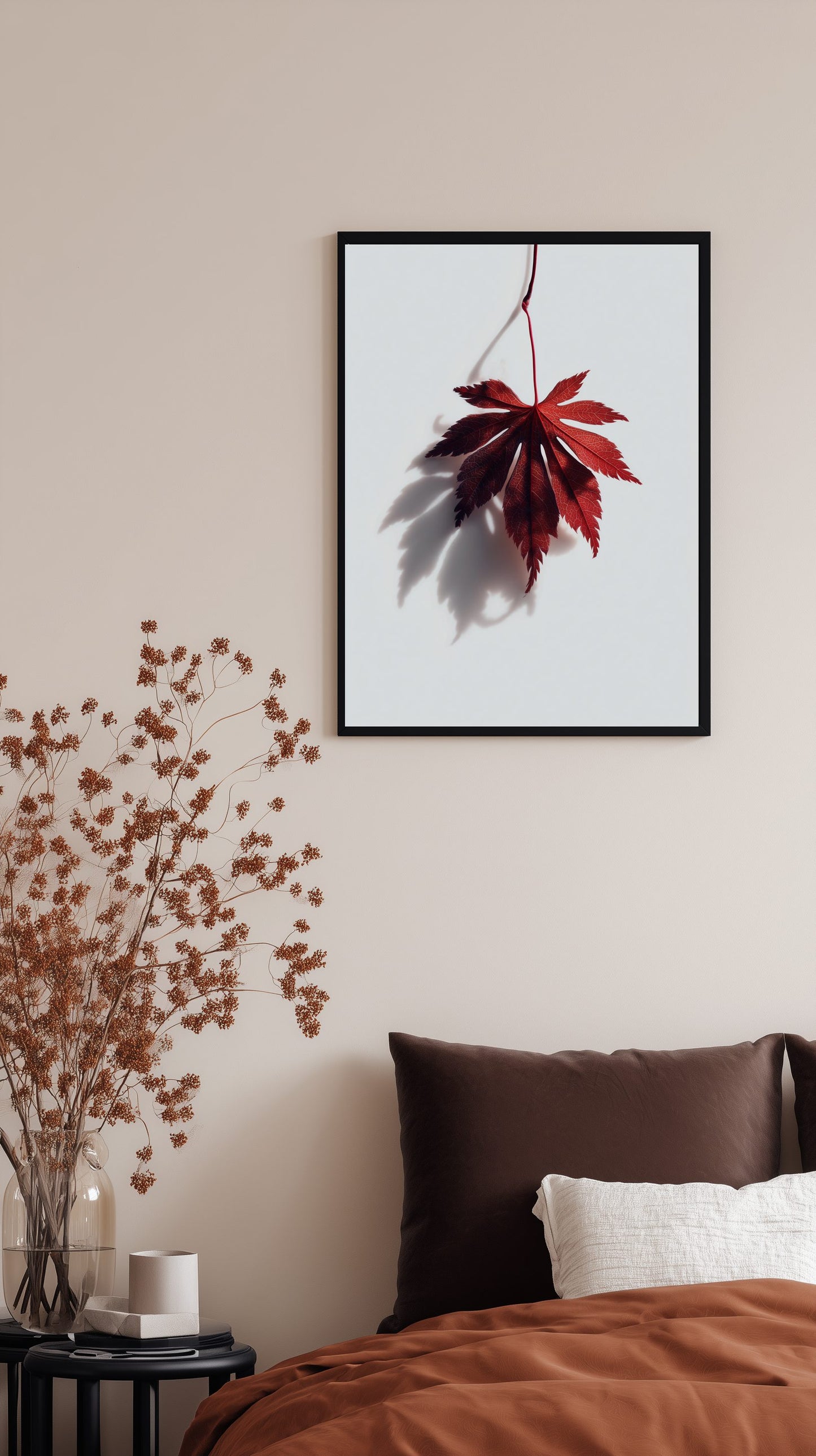 Red Maple Leaf Poster