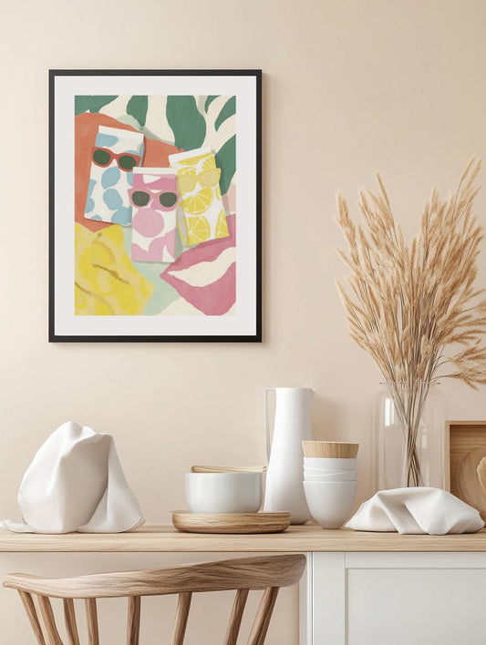 Juice Box Friends Poster Poster