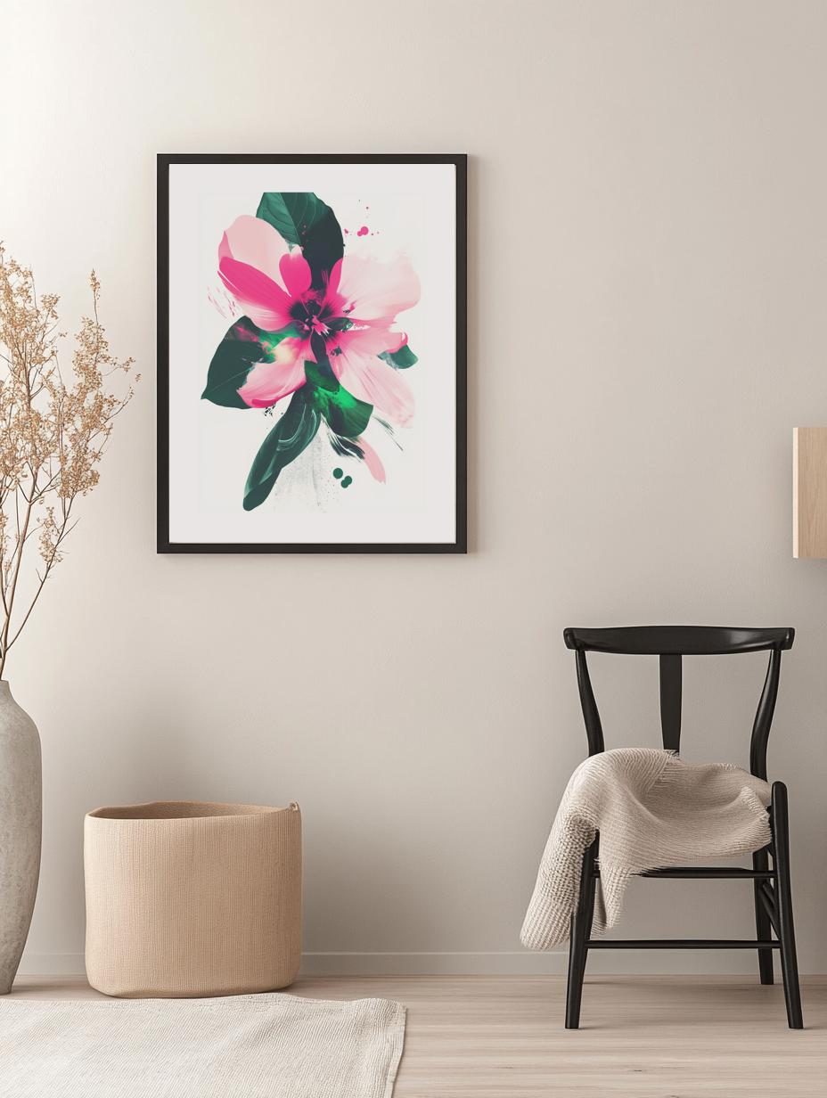 Vibrant Hibiscus Poster