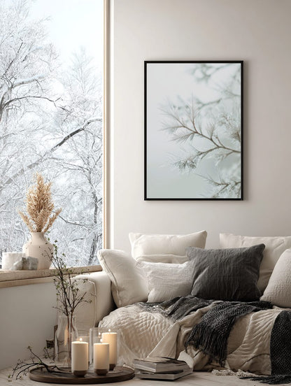 Frosted Branches Poster
