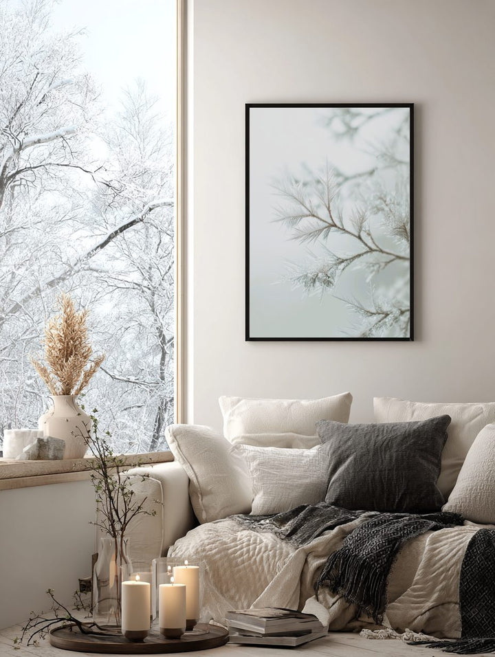 Frosted Branches Poster