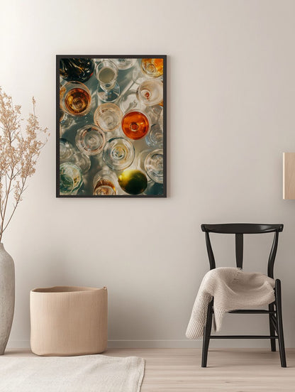 Elegant Drink Accessories Poster