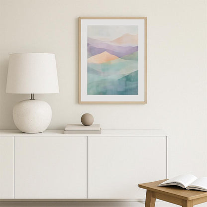 Pastel Horizon Poster