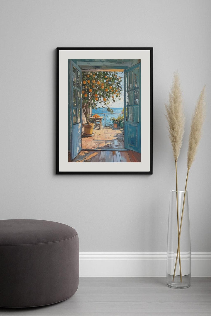 Orange Tree Serenity Poster