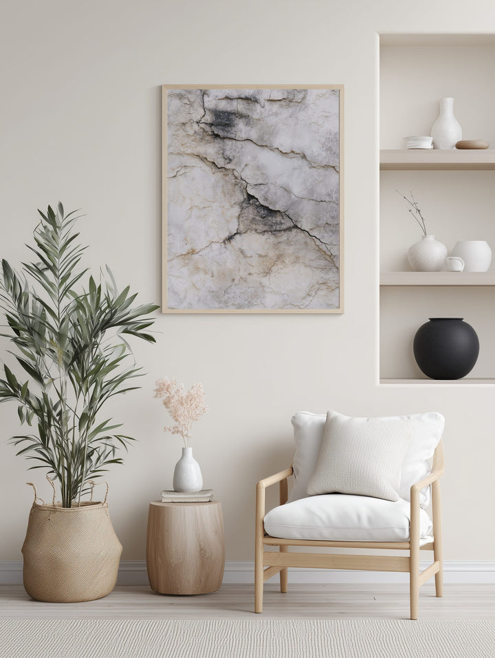 Cracked Earth Texture Poster