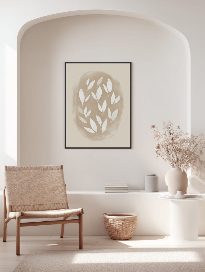 Whimsical Leaves Poster