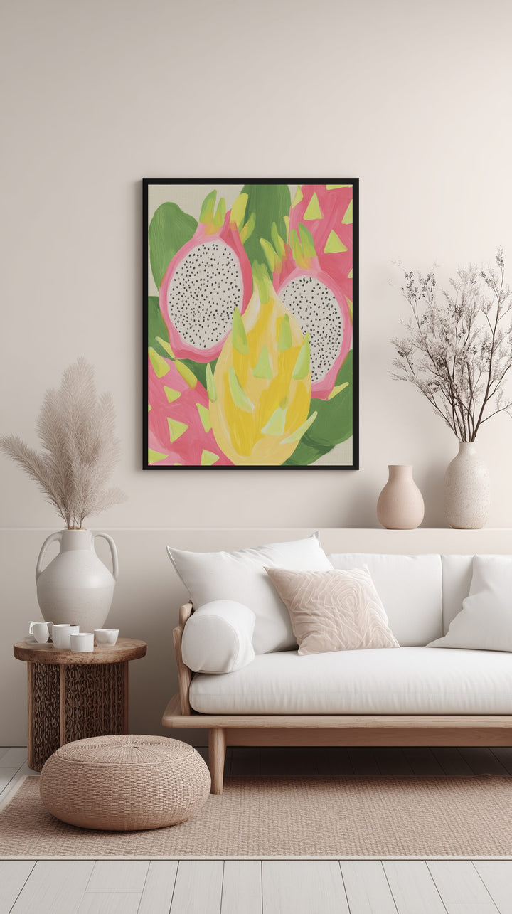 Tropical Fruit Closeup Poster