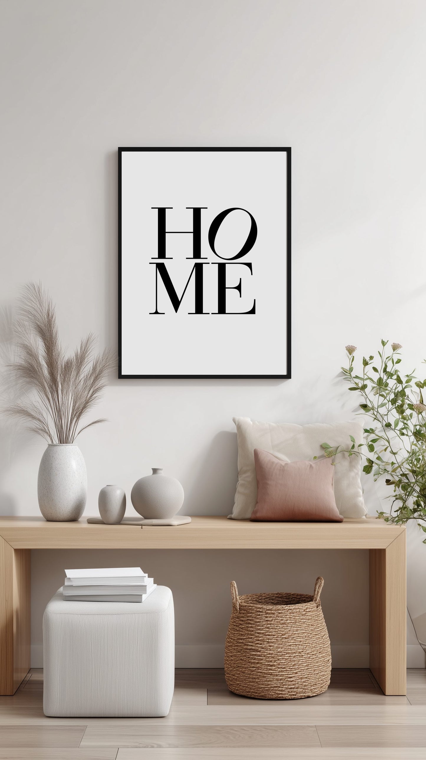 Home Typography Poster