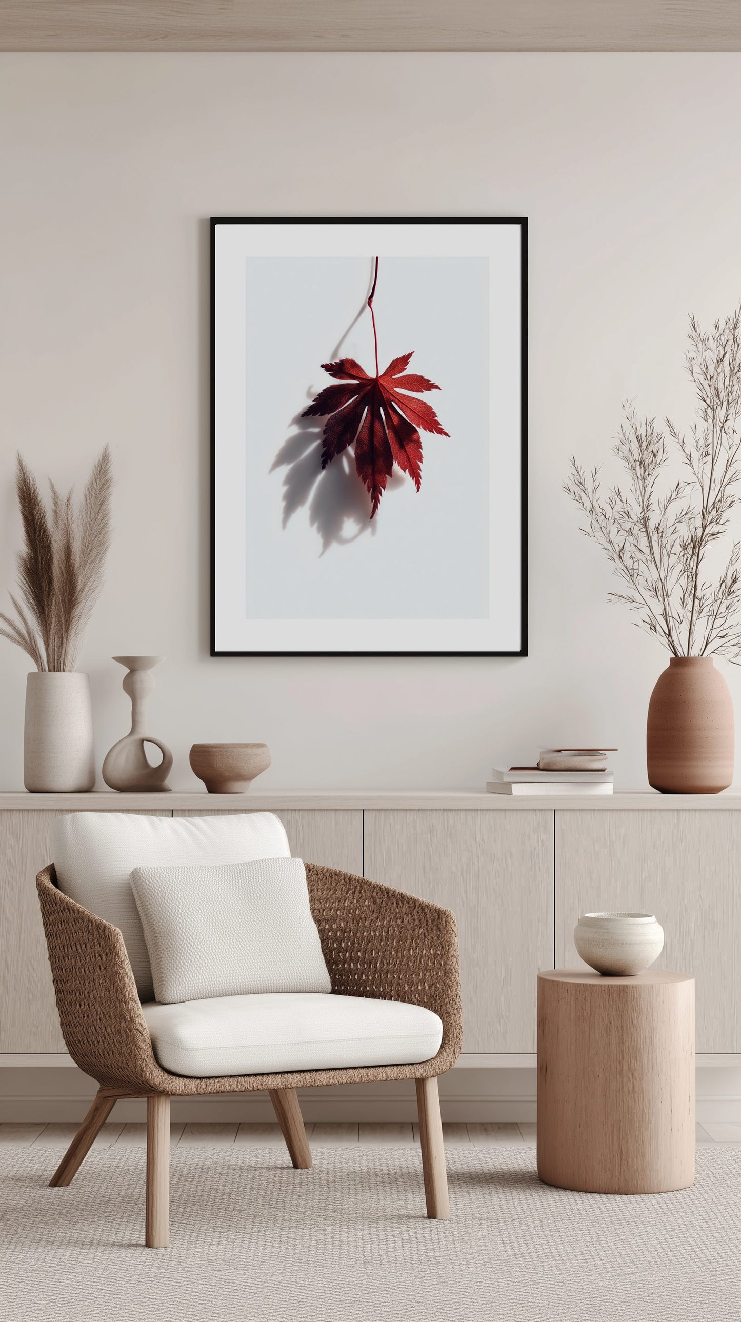 Red Maple Leaf Poster