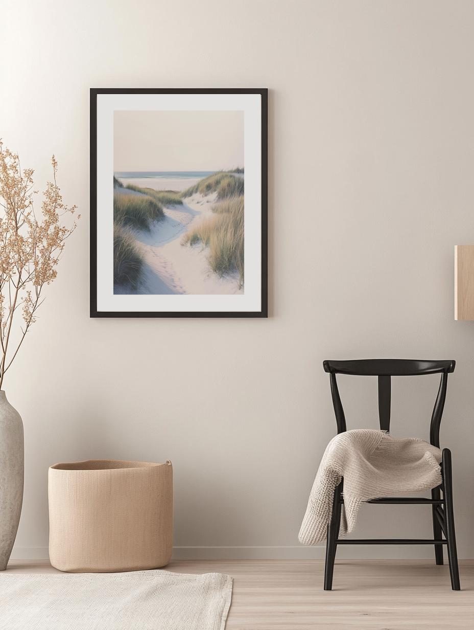 Swedish Dune Path Poster