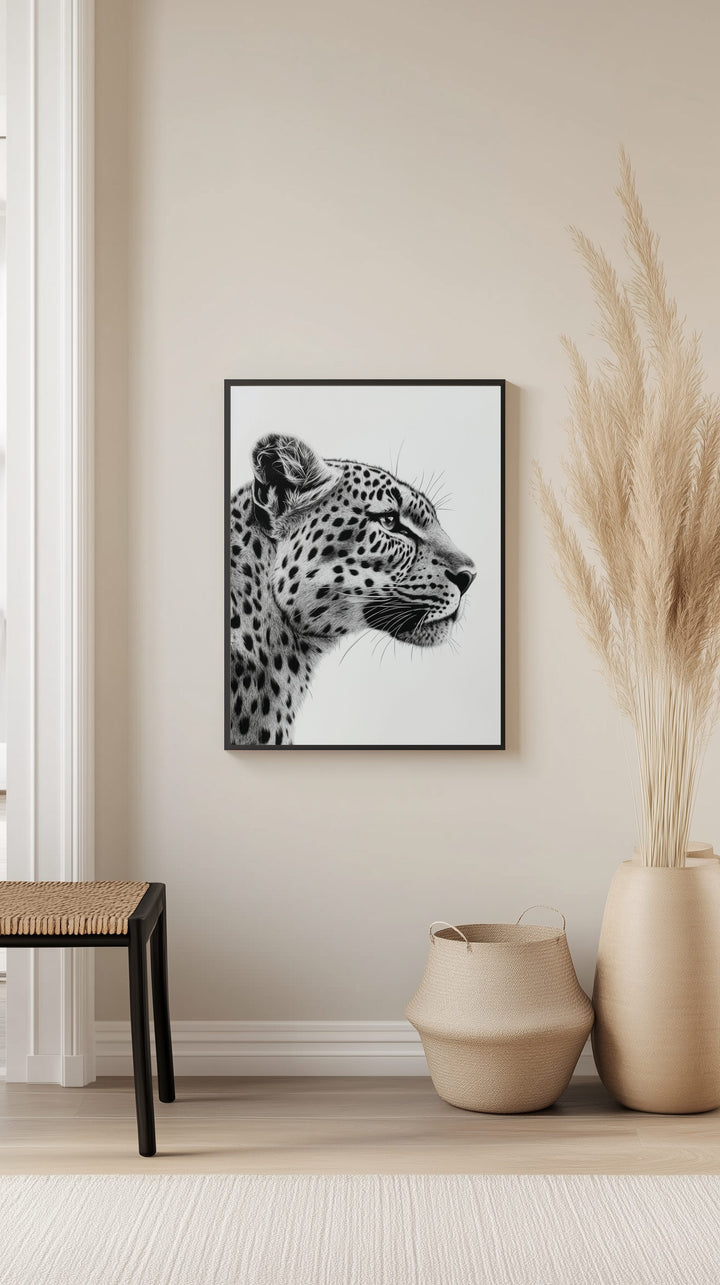 Leopard Profile Poster