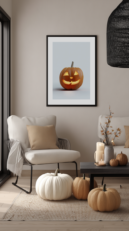 Minimalist Pumpkin Poster