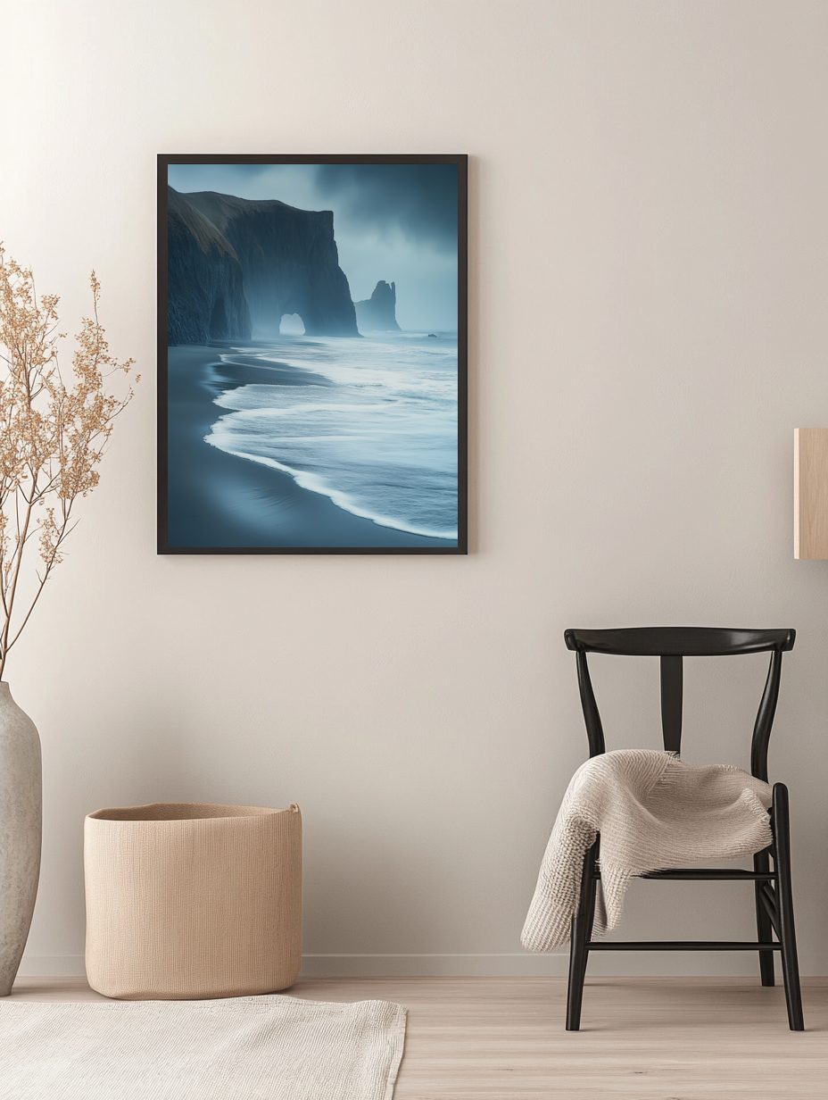 Nordic Coastal Landscape Poster