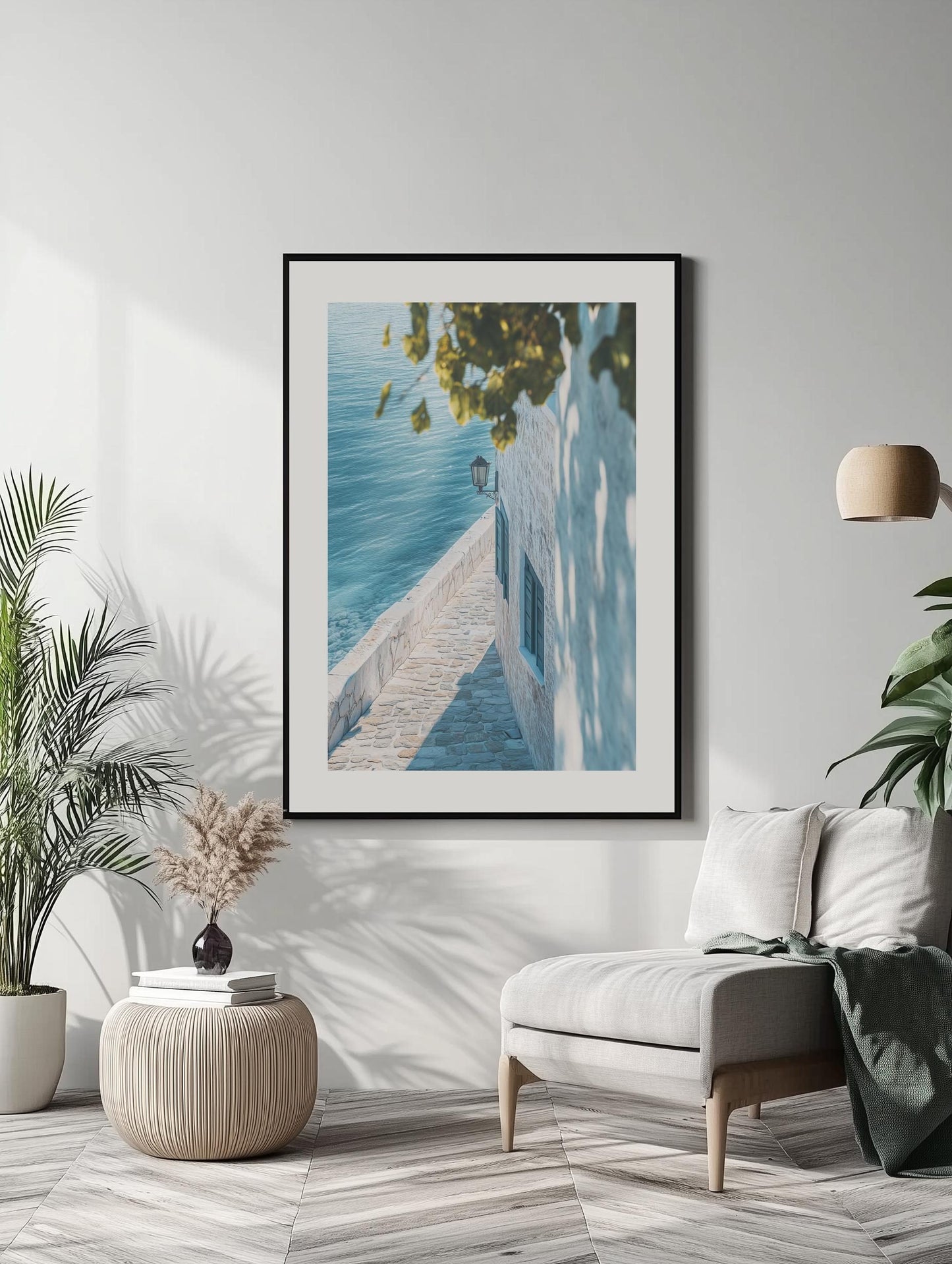 Seaside Promenade Poster