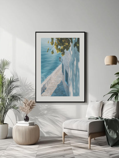Seaside Promenade Poster