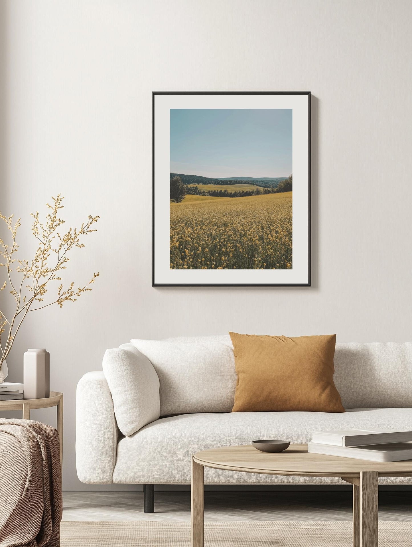Rapeseed Landscape Horizon Poster