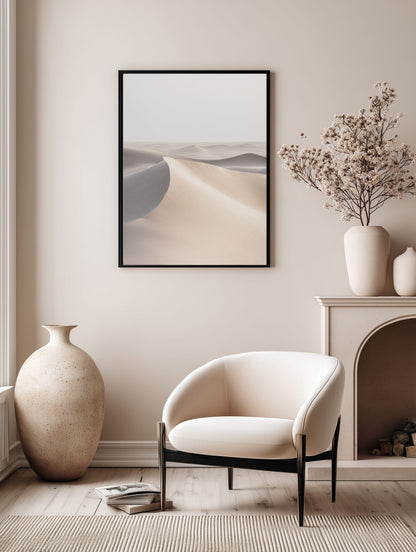 Minimal Sand Dunes Poster