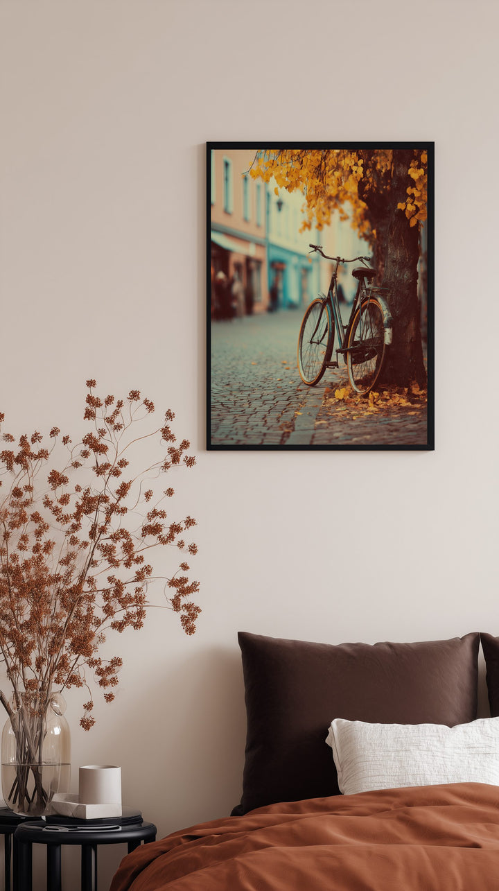 Autumn Bicycle Poster