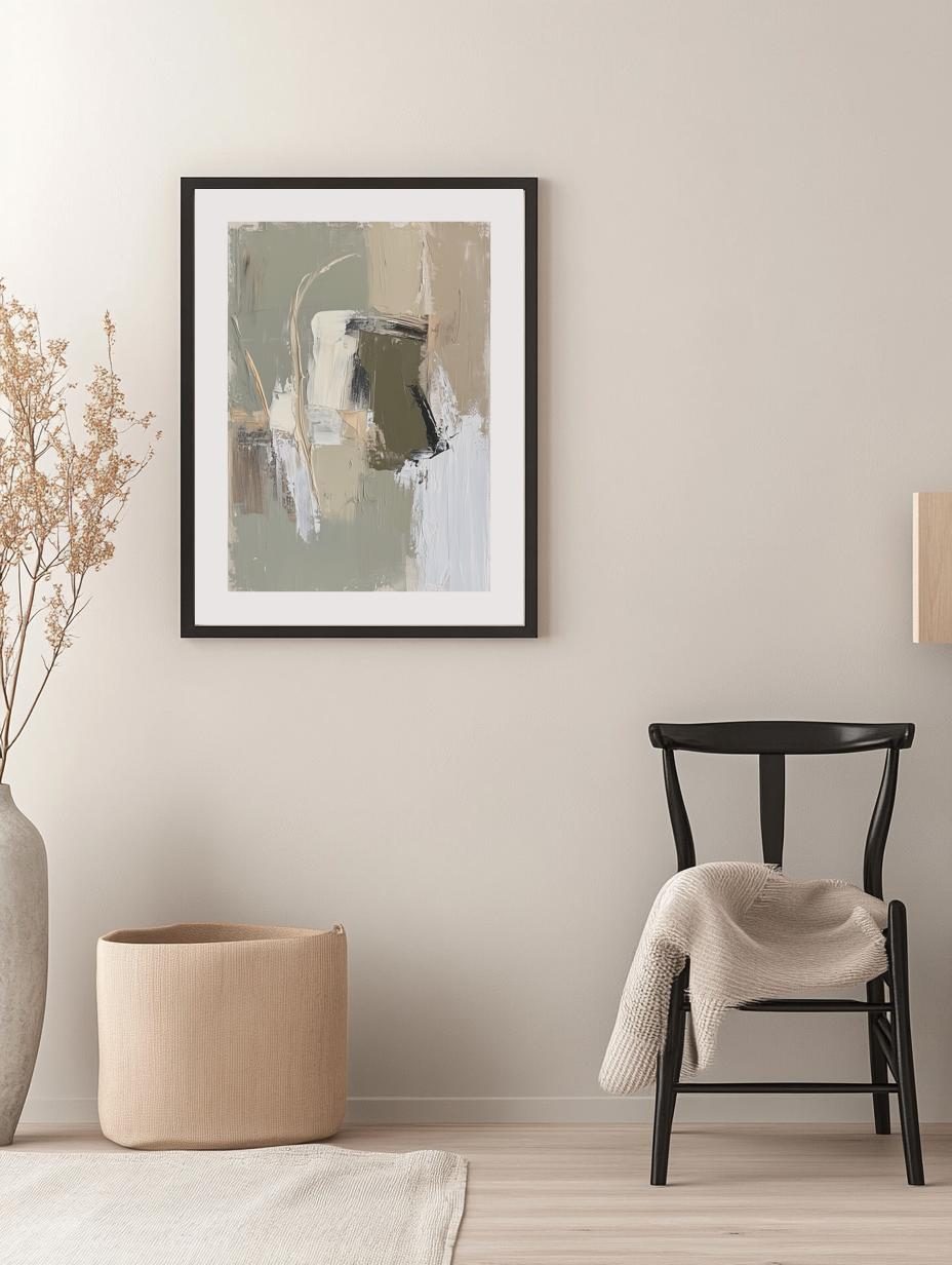 Warm Neutral Colorfield Poster