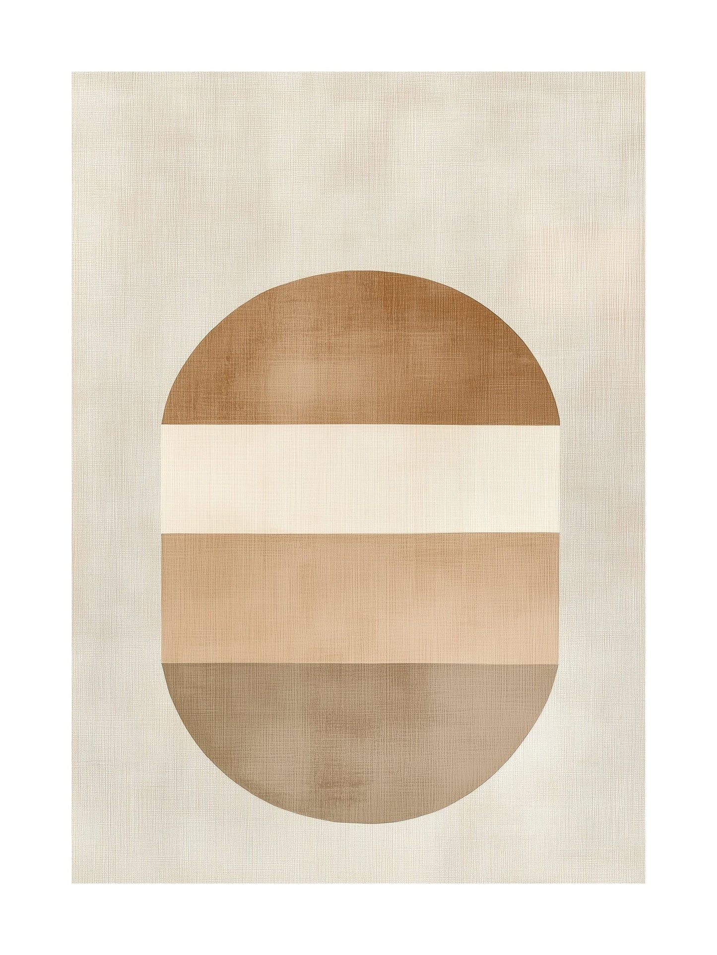 earthy horizon decorative wall art - modern poster for home or office
