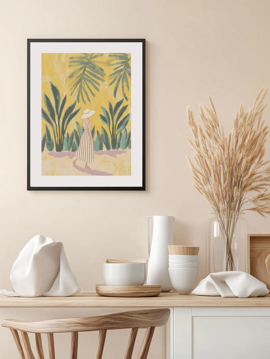 Tropical Stroll Poster Poster