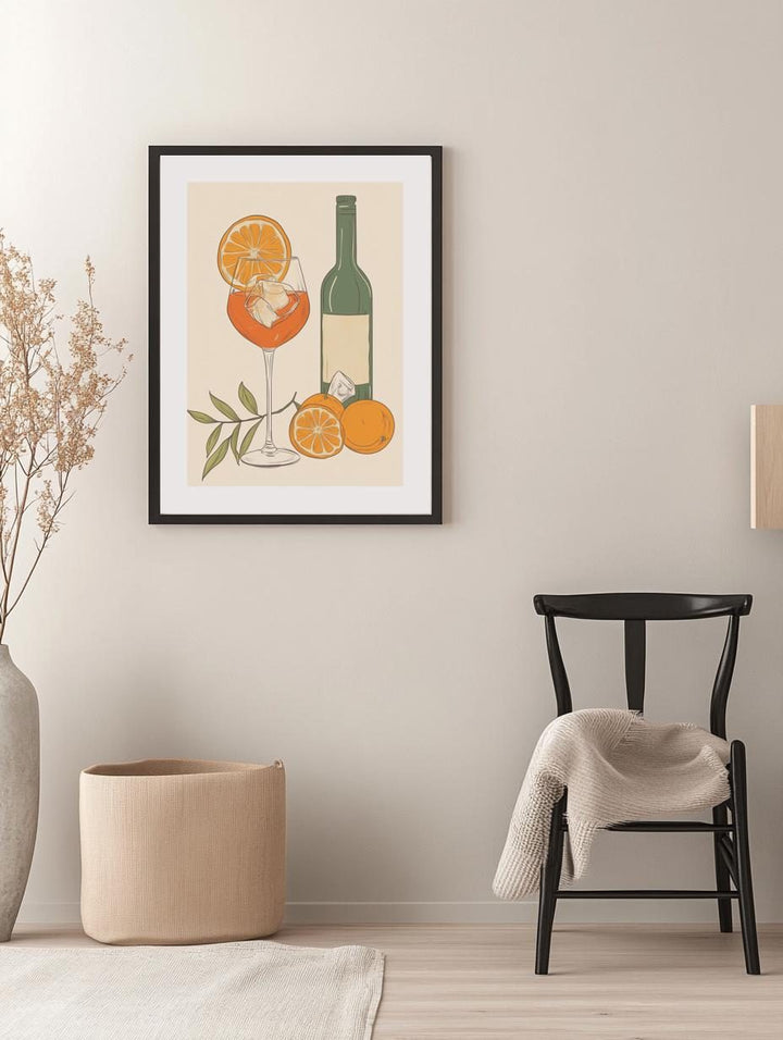 Aperol Cocktail Poster